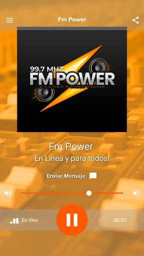 Android application Fm Power screenshort