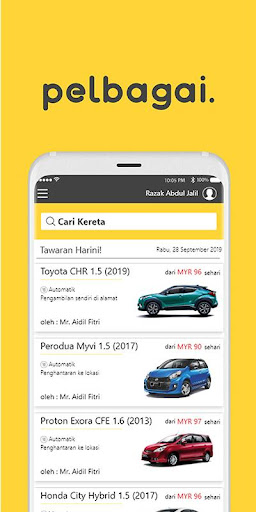 Android application SewaJer screenshort