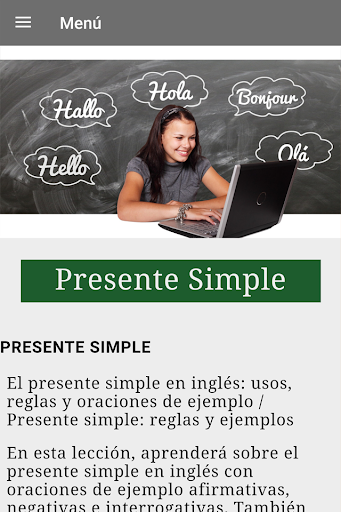 Guía: aprender a hablar inglés Screen 3