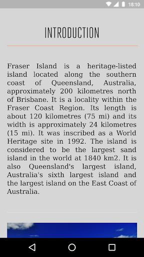 Fraser Island Travel Guide Screen 3