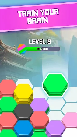 Game screenshot Hexa Tris: ワールドツアーパズル apk download