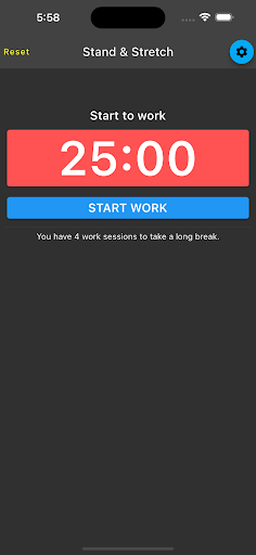 Android application Standetch screenshort