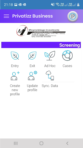 Android application Privatizz Scanner screenshort