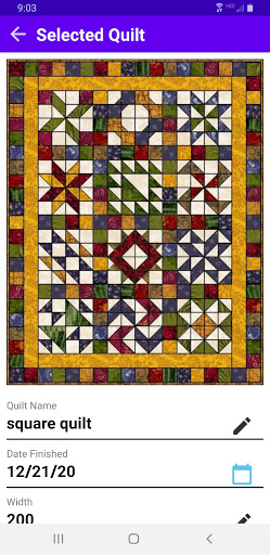 Quilt Keeper Screen 2
