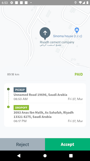 MasheedGo Driver Screen 3