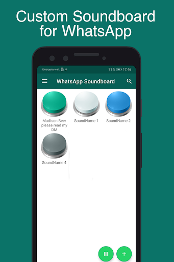 Android application WASound - Voice Messages Sound screenshort