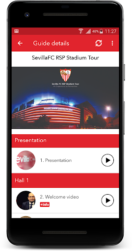 Sevilla FC RSP Stadium Tour Screen 2