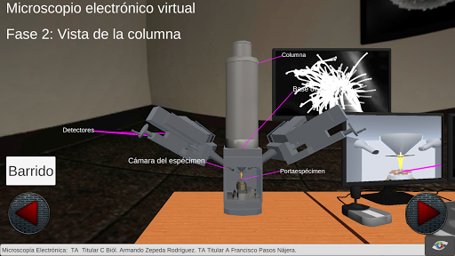 Microscopio electrónico virtua Screen 2