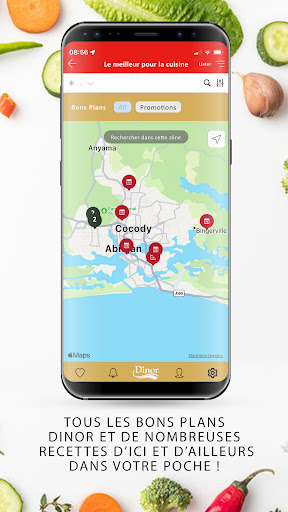 Android application DINOR APP screenshort