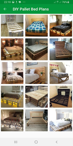 DIY Pallet Bed Plans Ideas Screen 3