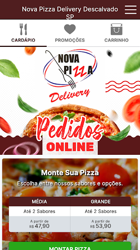 Nova Pizza Delivery Screen 2