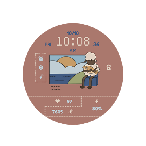 Fishing time For Wear OS logo
