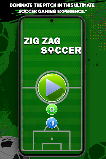 Android application Zig zag soccer screenshort