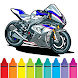 Ninja Motorbike Coloring Pages