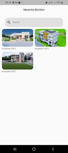 Android application Mwamba Building Plans screenshort