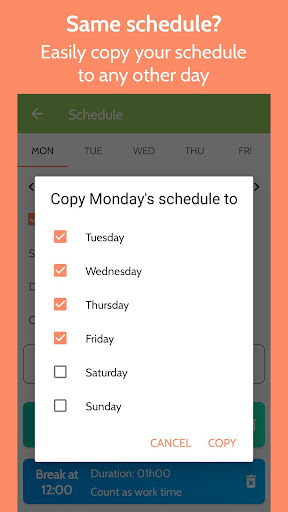 Work Break Reminder (Legacy) Screen 3