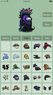 Among Us Free Skins Pets Hats Maker – by one click 1