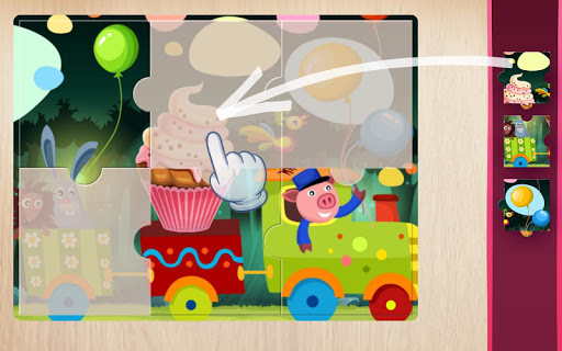 Puzzle for kids - learn food androidhappy screenshots 2