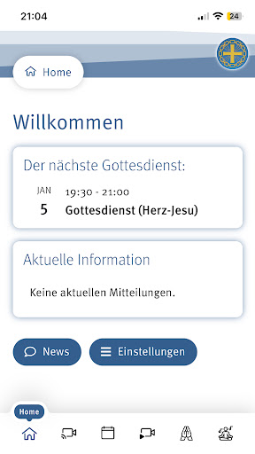 Android application Benedicite screenshort