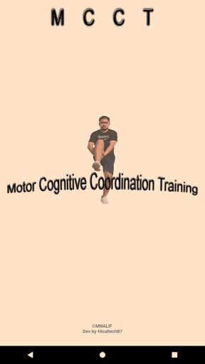 Android application MCCT (Motor Cognitive Coordina screenshort