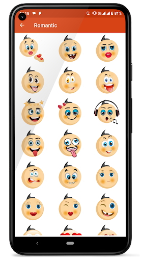 Android application LoveExpress Stickers screenshort