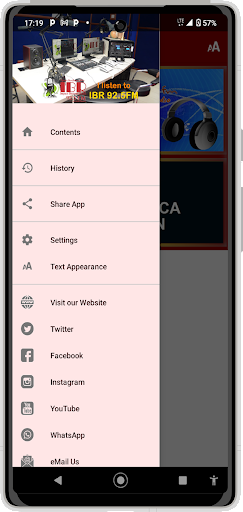 IBR 92.5FM - IATV App Screen 3
