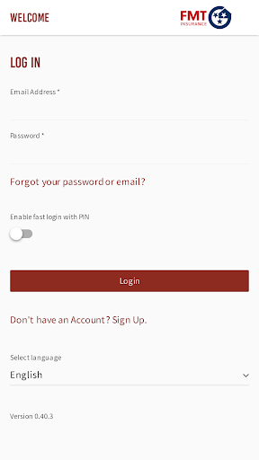 Android application FMT Insurance screenshort