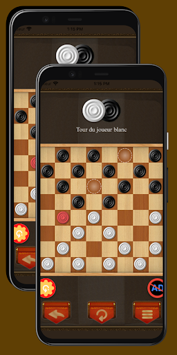 Android application Jeu de dame : checker deluxe screenshort