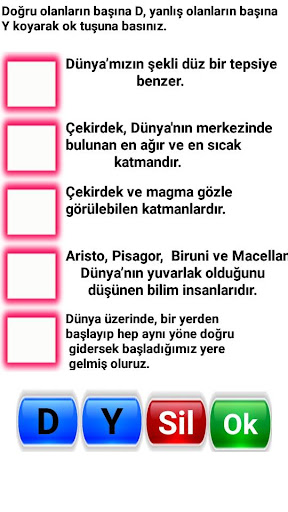Android application 3. Sınıf Eğlenceli Fen Bilgisi screenshort