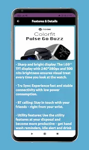 colorfit pulse go buzz guide