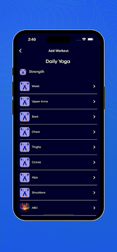 Xtrain Fitness Plans & Tracker Screen 3