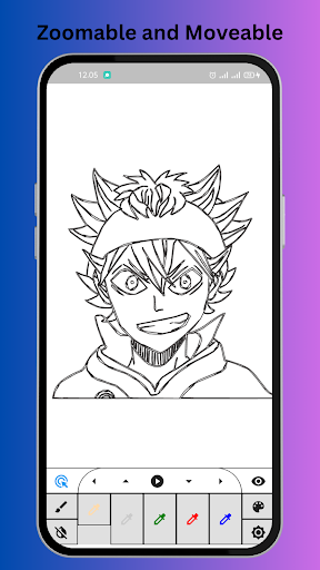 Anime Paint Animation Screen 3