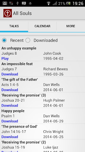 Android application All Souls, Langham Place screenshort