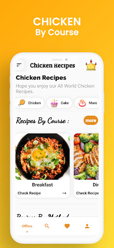 Screenshot of Chicken Recipes Pro