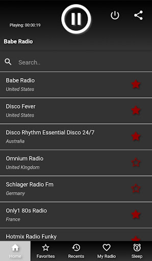 Android application Disco Music Nonstop screenshort
