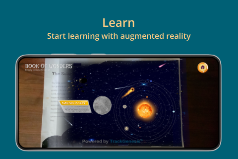 Android application AR Book - Book of wonders screenshort