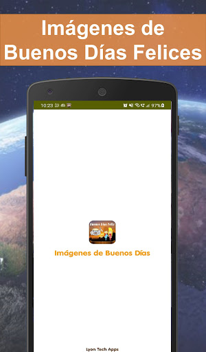 Android application Imágenes de Buenos Días Feliz screenshort