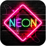 Cover Image of ダウンロード Neon Sign - Glow Text App 1.2 APK