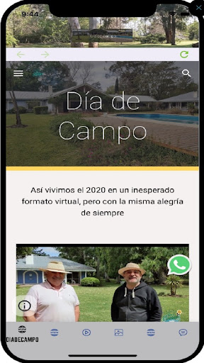 Android application DiaDeCampo screenshort