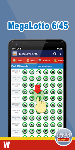 MegaLotto 6/45 Screen 2