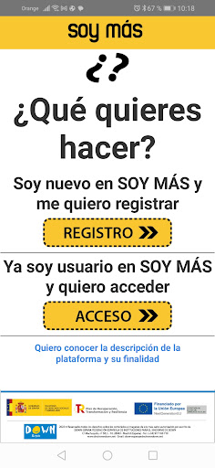 SOY MAS Screen 2