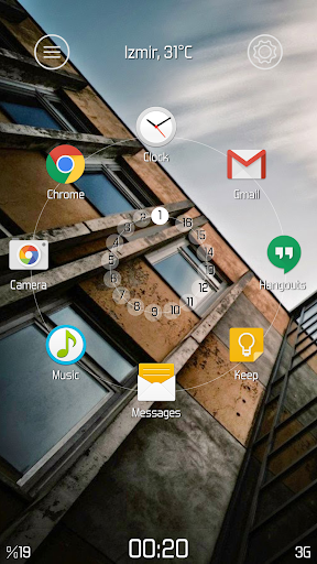 Android application Rotary Home screenshort