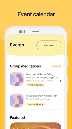 Screenshot of Transcendental Meditation