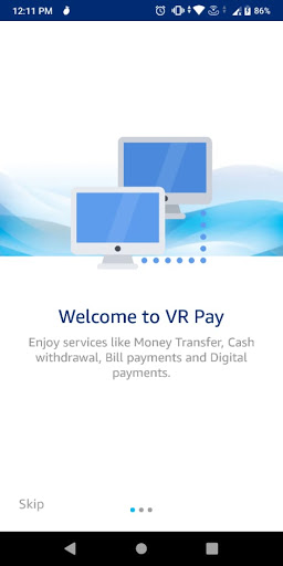 Android application VR Pay screenshort
