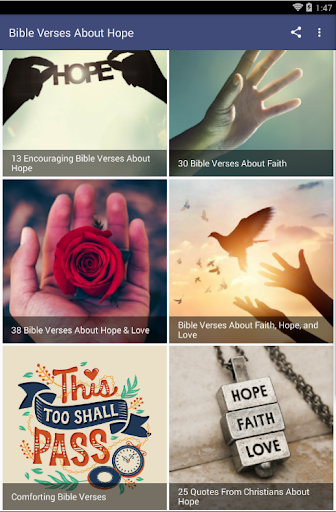 BIBLE VERSES ABOUT HOPE Screen 2