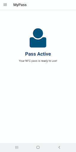 Android application MyPass Mobile Credentials screenshort