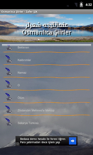 Osmanlıca Şiirler