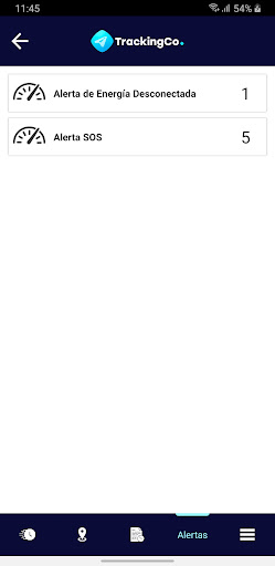 Android application TrackingCo screenshort