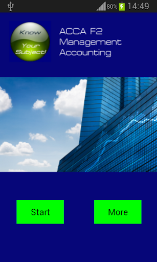 Android application ACCA F2 Management Accounting screenshort