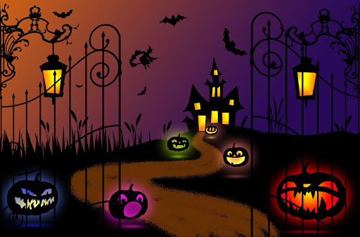 Android application Halloween's Night Theme screenshort